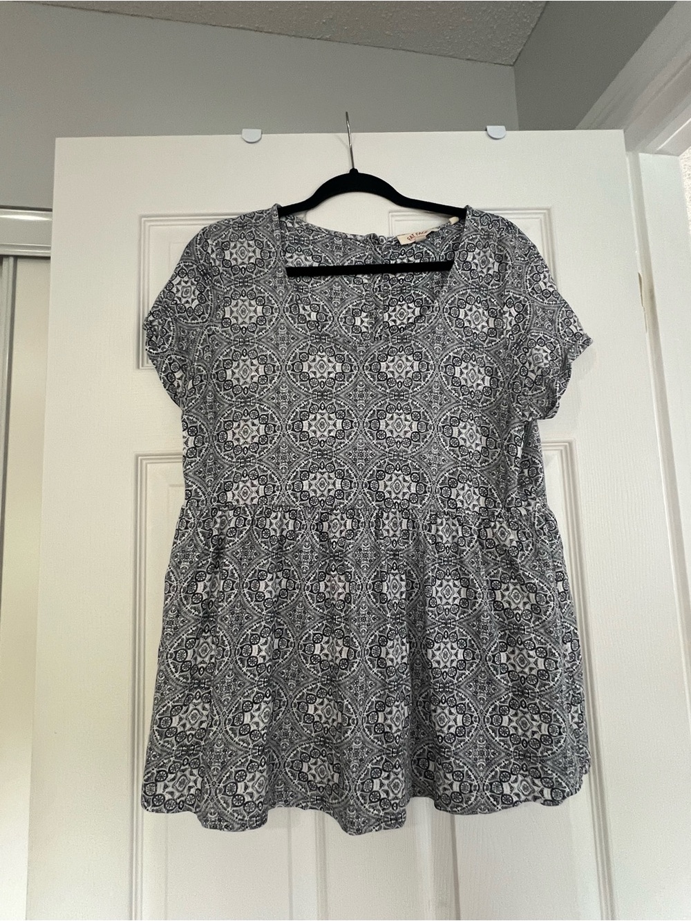 Fat Face Patterned Short Sleeve Tunic size 10